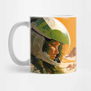 We Are Floating In Space - 85 - Sci-Fi Inspired Retro Artwork Mug